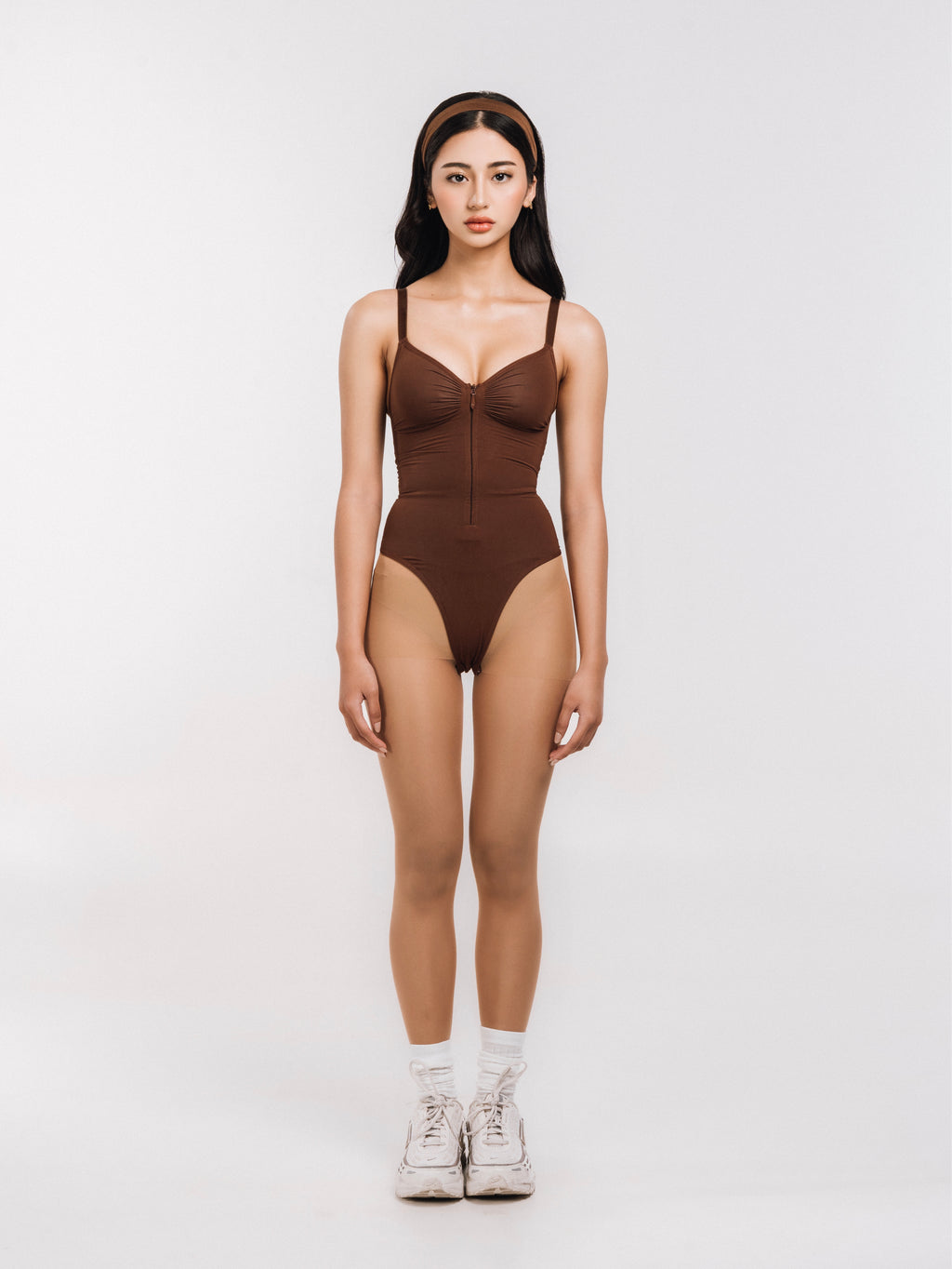 THONG BODYSUIT "MINK"