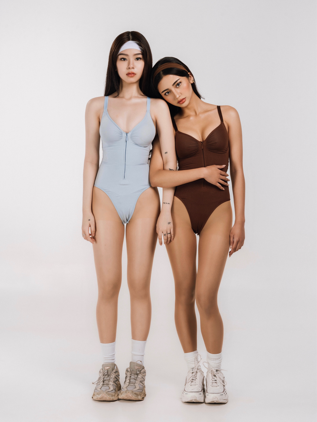 THONG BODYSUIT "AZURE"