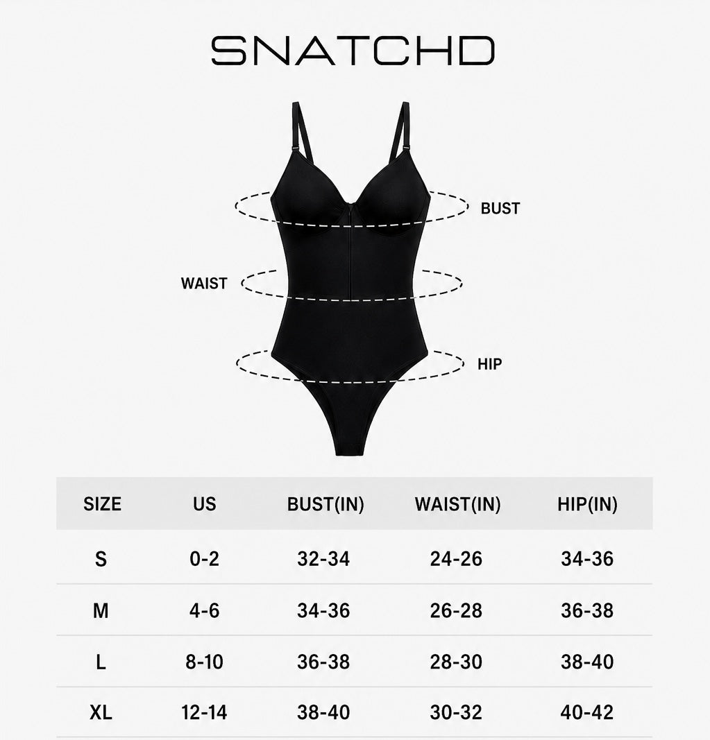 THONG BODYSUIT "ONYX"
